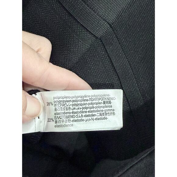 NWT Zara Pull On High Rise Slim Fit Ponte Skinny Pants Black Women's Size Small - Picture 5 of 7